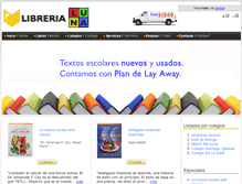 Tablet Screenshot of librerialunapr.com